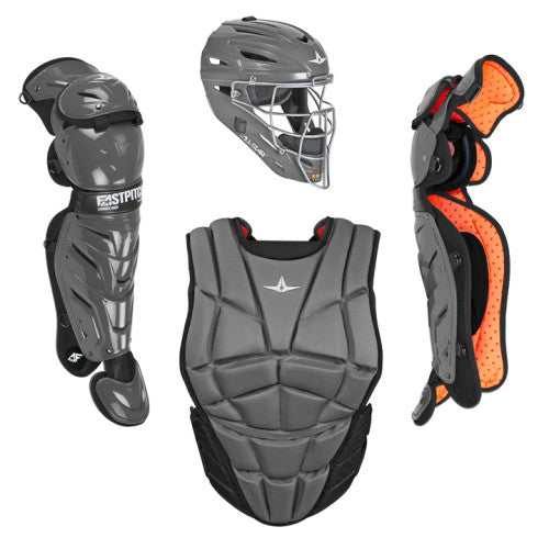 All-Star AFx Fastpitch Softball Catcher’s Kit (Graphite/Black)