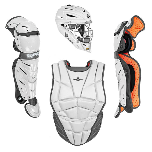 All-Star AFx Fastpitch Softball Catcher’s Kit (White/Graphite)